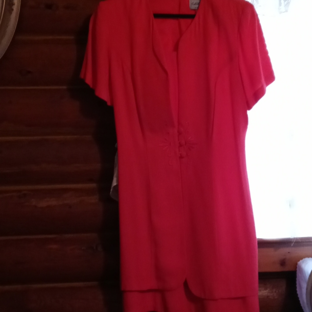 Vintage fuschia pink formal dress